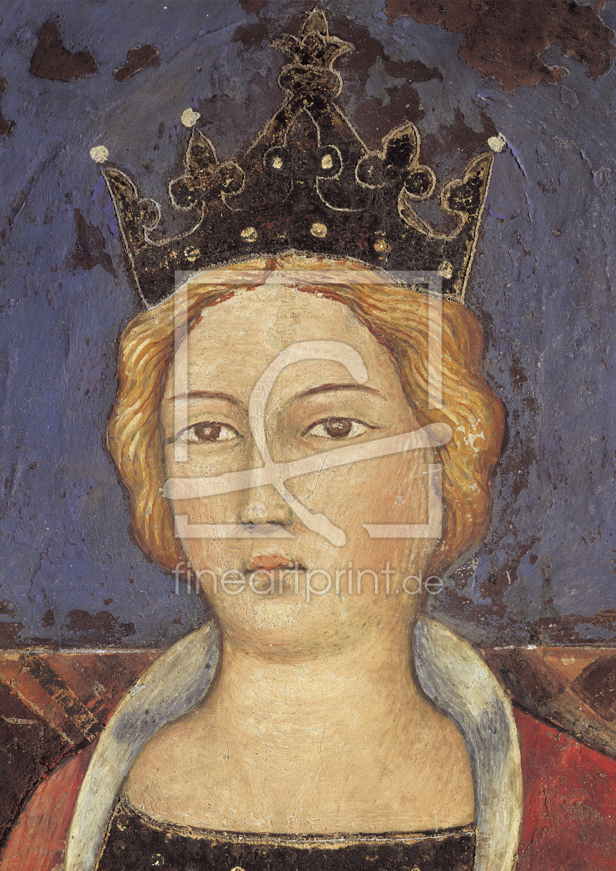 Bild-Nr.: 30002336 A.Lorenzetti / Head of Justitia / Fresco erstellt von Lorenzetti, Ambrogio