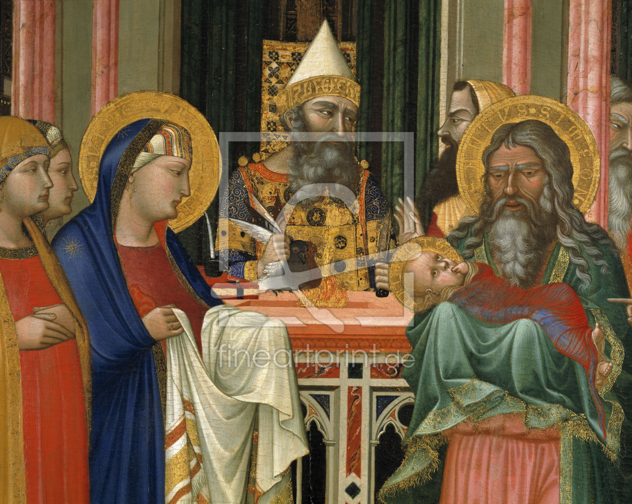 Bild-Nr.: 30002344 A.Lorenzetti, Presentation in Temple erstellt von Lorenzetti, Ambrogio