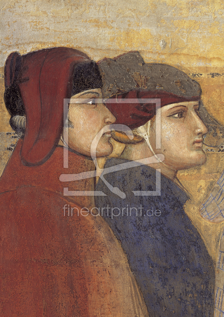 Bild-Nr.: 30002354 A.Lorenzetti /Council of 24, Det.Fresco erstellt von Lorenzetti, Ambrogio