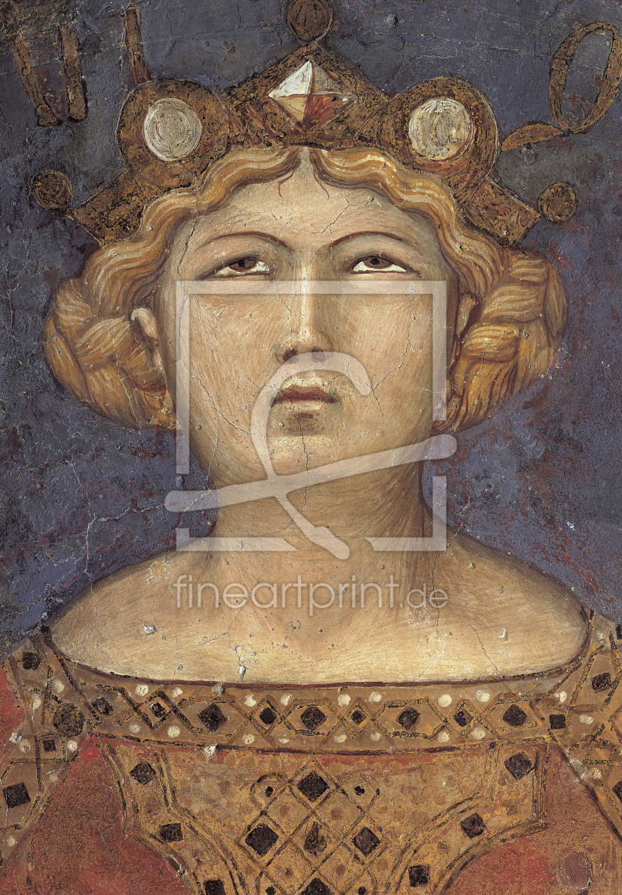Bild-Nr.: 30002366 A.Lorenzetti / Head of Justitia / Fresco erstellt von Lorenzetti, Ambrogio