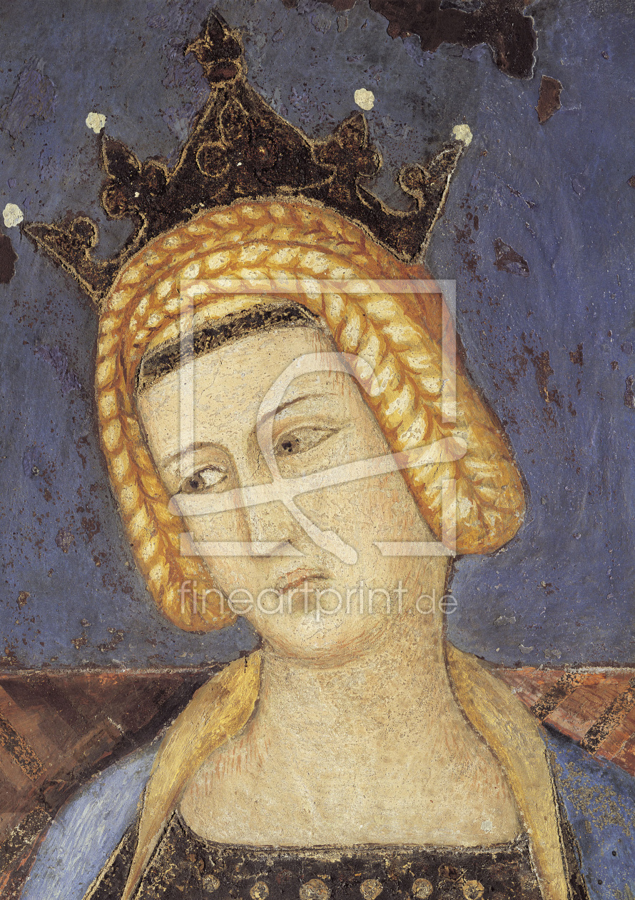 Bild-Nr.: 30002368 A.Lorenzettib /Temperantia (Head)/Fresco erstellt von Lorenzetti, Ambrogio