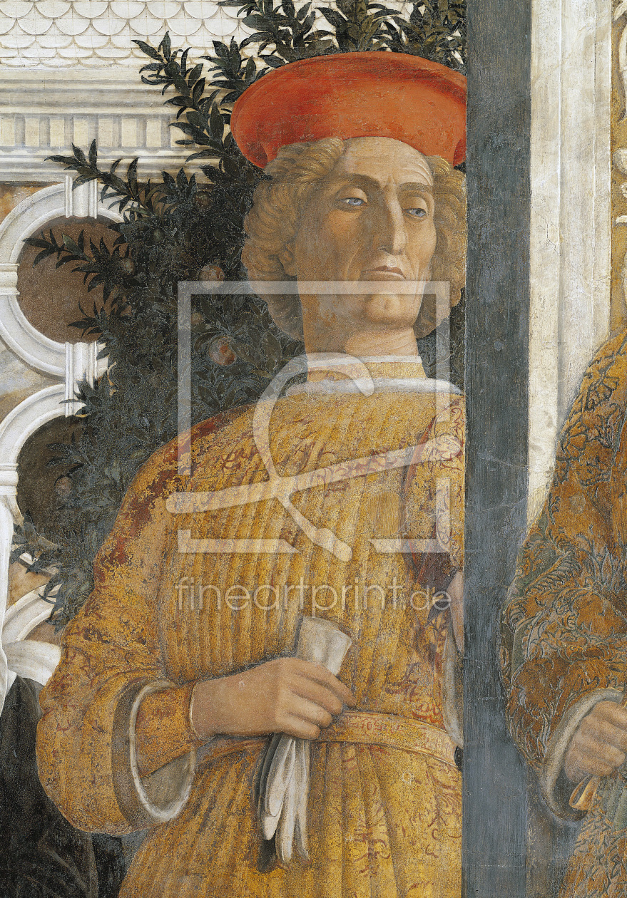 Bild-Nr.: 30002380 A.Mantegna / Camera d.Sposi, Courtier erstellt von Mantegna, Andrea