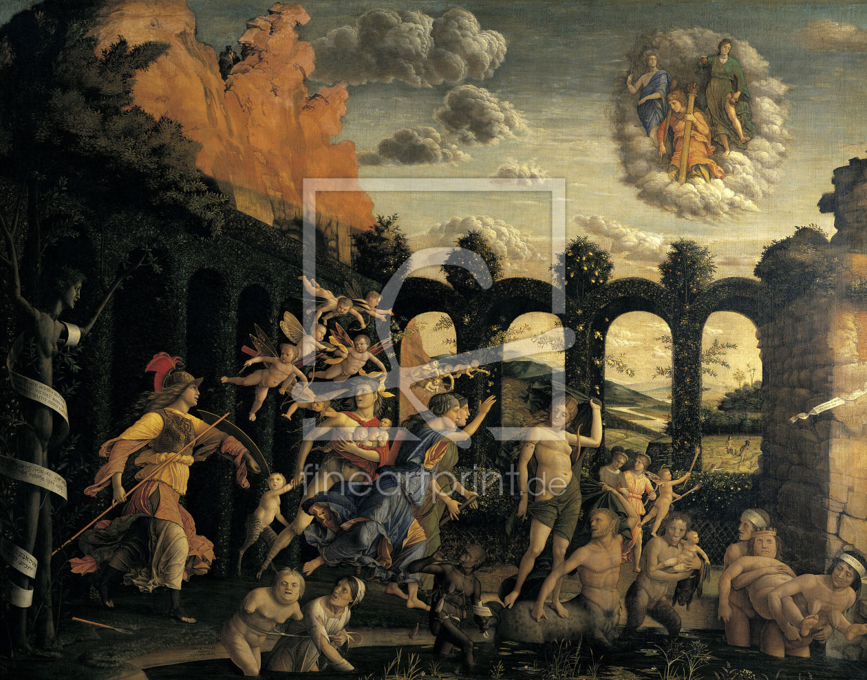 Bild-Nr.: 30002394 Mantegna / Triumph of Virtue over Vice erstellt von Mantegna, Andrea