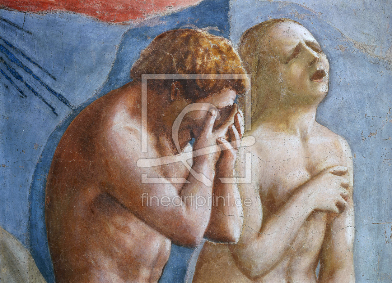 Bild-Nr.: 30002458 Masaccio / Expulsion from Paradise erstellt von Masaccio (Tommaso di Giovanni di Simone Guidi)