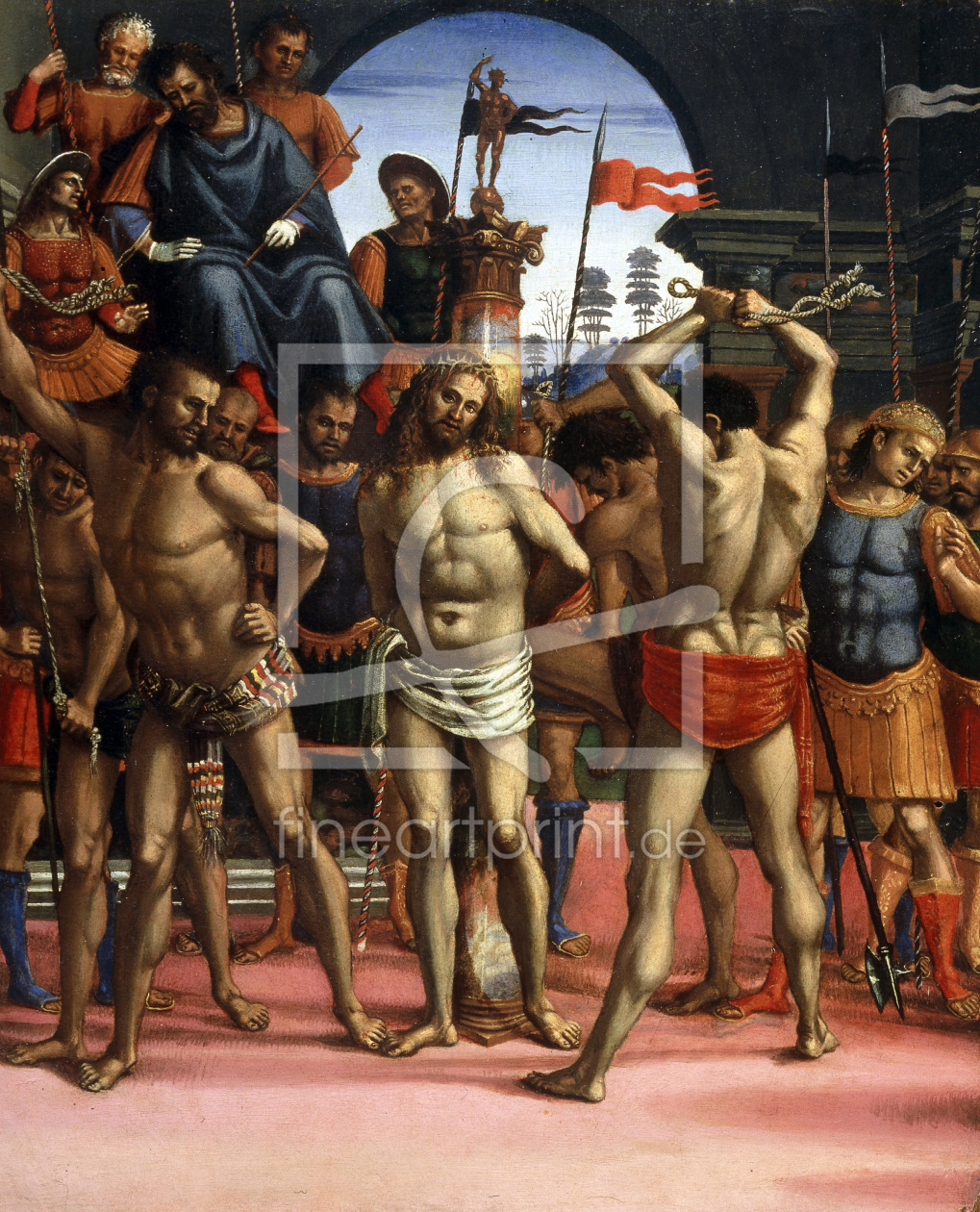 Bild-Nr.: 30002496 L.Signorelli / Flagellat.of Christ /Ptg. erstellt von Signorelli, Luca
