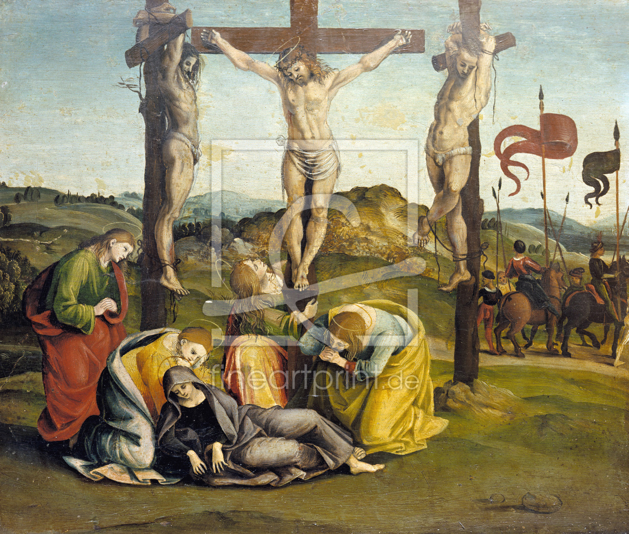 Bild-Nr.: 30002500 Crucifixion /Paint.by Signorelli/ c.1500 erstellt von Signorelli, Luca