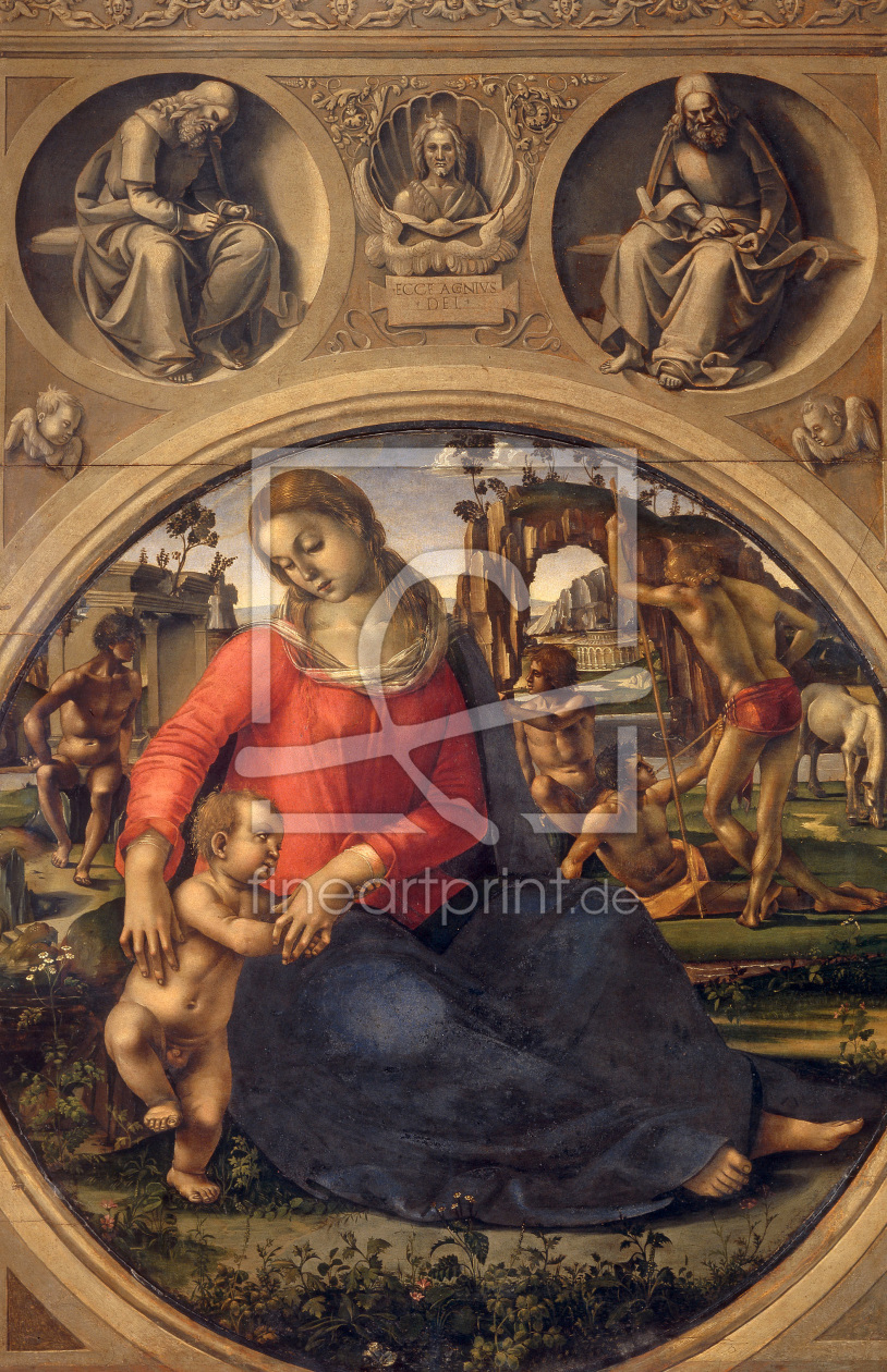Bild-Nr.: 30002504 Madonna and Child / Signorelli / c.1490 erstellt von Signorelli, Luca