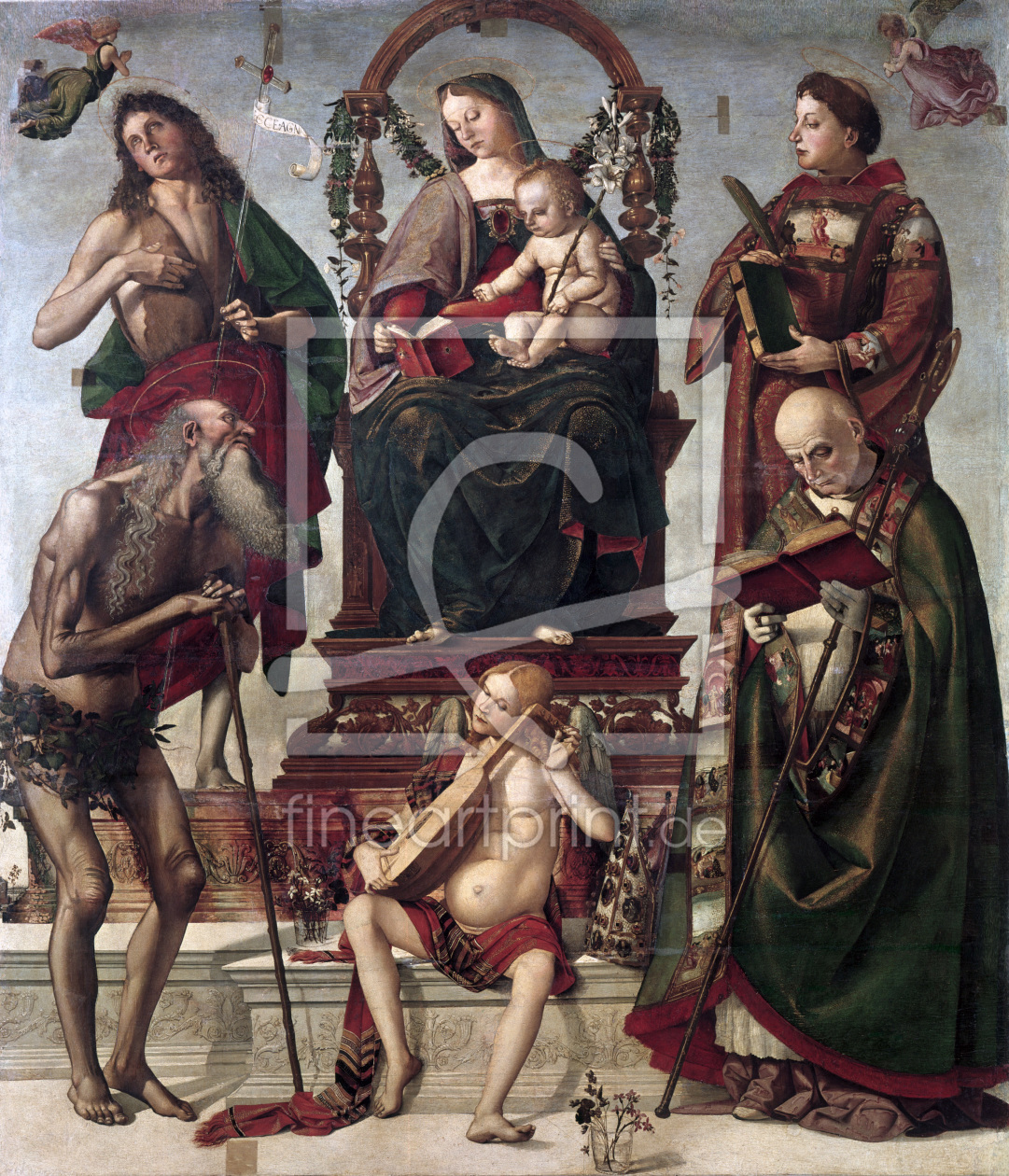 Bild-Nr.: 30002524 Signorelli / Mary and Sainats / 1484 erstellt von Signorelli, Luca