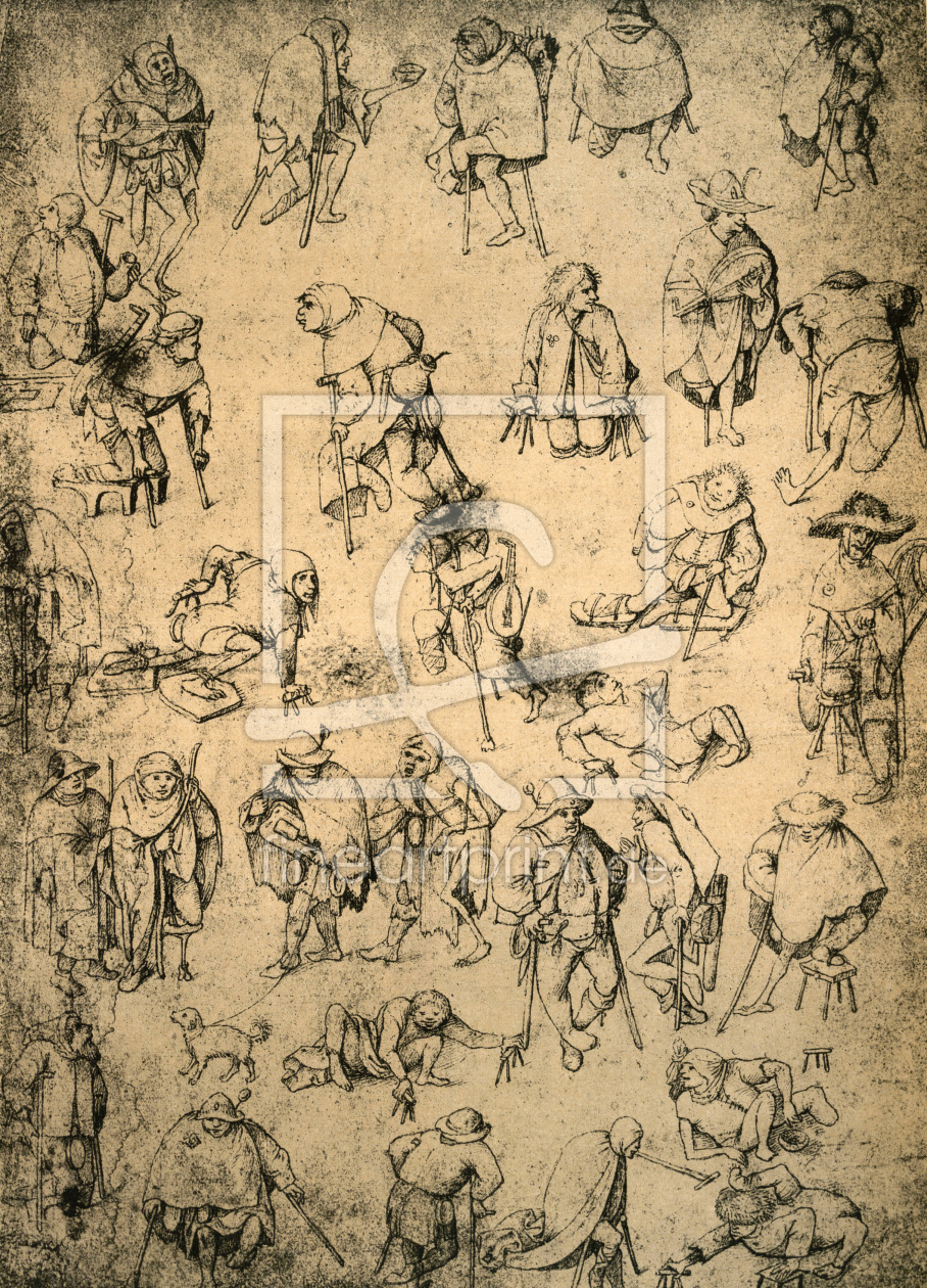 Bild-Nr.: 30002538 H.Bosch, Cripples, beggars a.street mus. erstellt von Bosch, Hieronymus