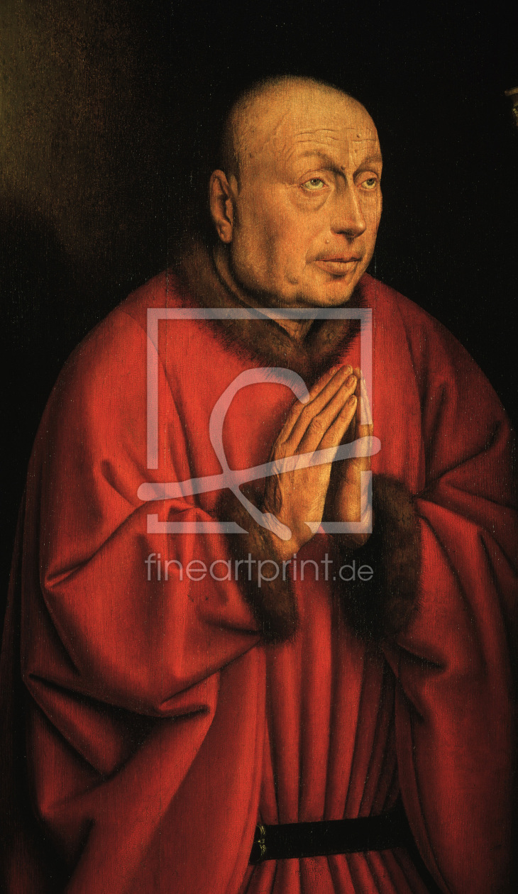 Bild-Nr.: 30002584 Jodocus Vijd, Donor portrait/Ghent Altar erstellt von van Eyck, Hubert & Jan
