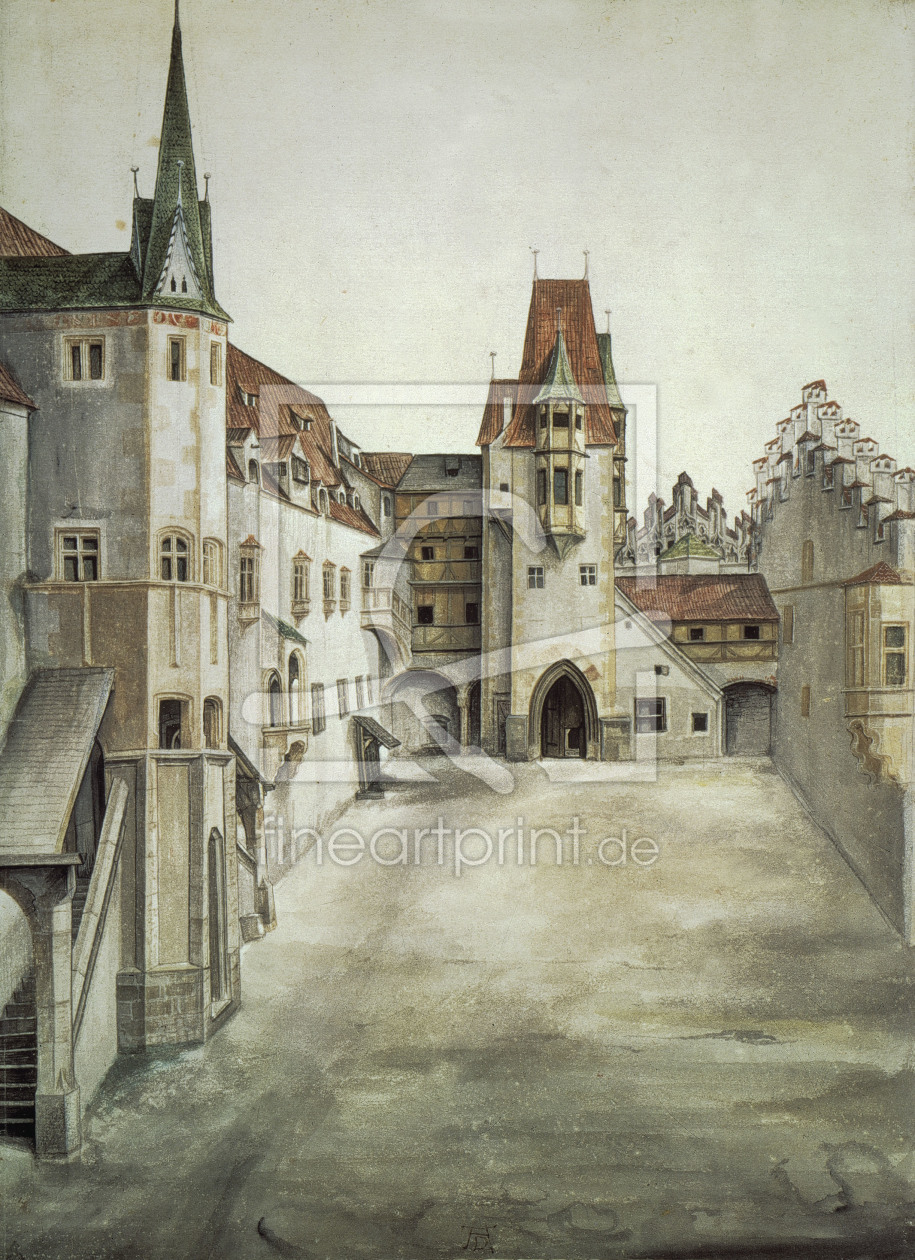 Bild-Nr.: 30002626 A.Dürer, Castle Courtyard, Innsbruck erstellt von Dürer, Albrecht