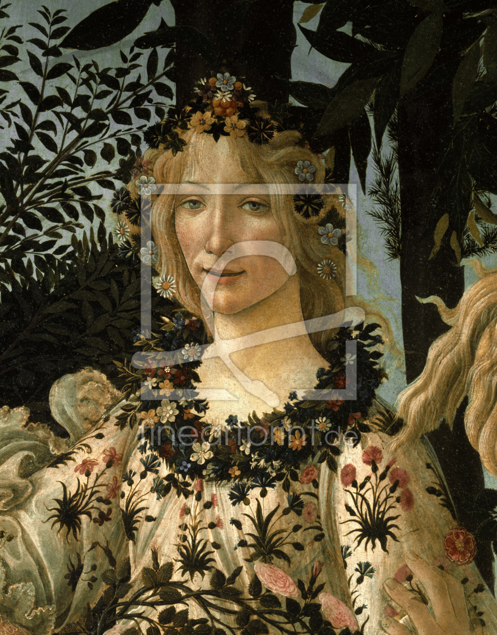 Bild-Nr.: 30002642 Botticelli /Primavera, Det.: Flora/ C15 erstellt von Botticelli, Sandro