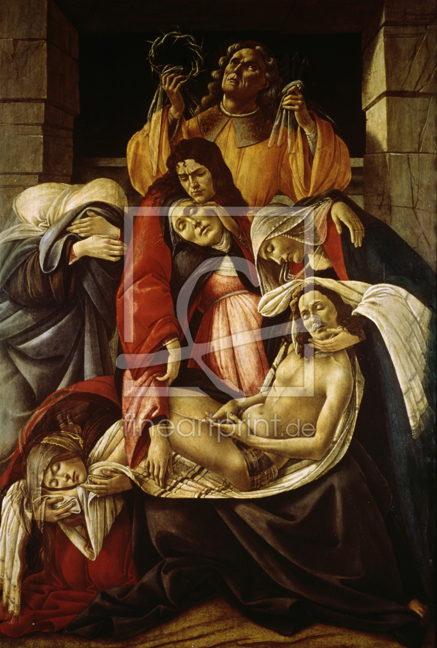 Bild-Nr.: 30002676 S.Botticelli, Beweinung Christi erstellt von Botticelli, Sandro