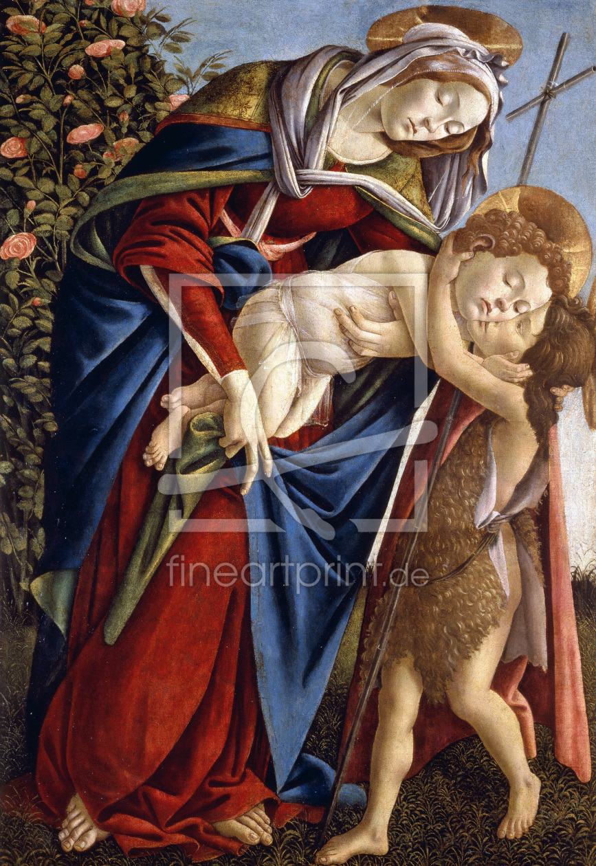 Bild-Nr.: 30002680 Madonna, Child & Boy John / Botticelli erstellt von Botticelli, Sandro