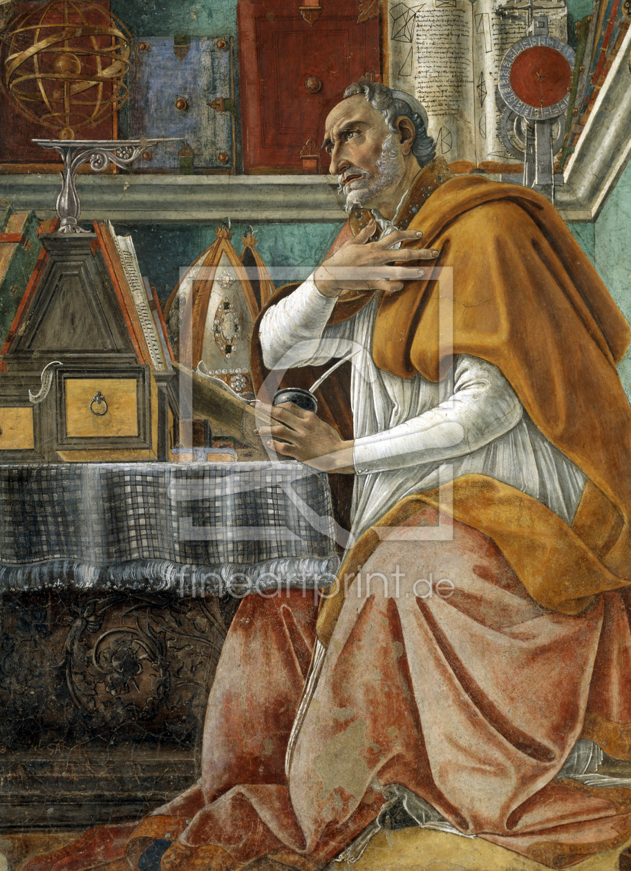 Bild-Nr.: 30002696 Botticelli / Saint Augustinus / c.1480 erstellt von Botticelli, Sandro
