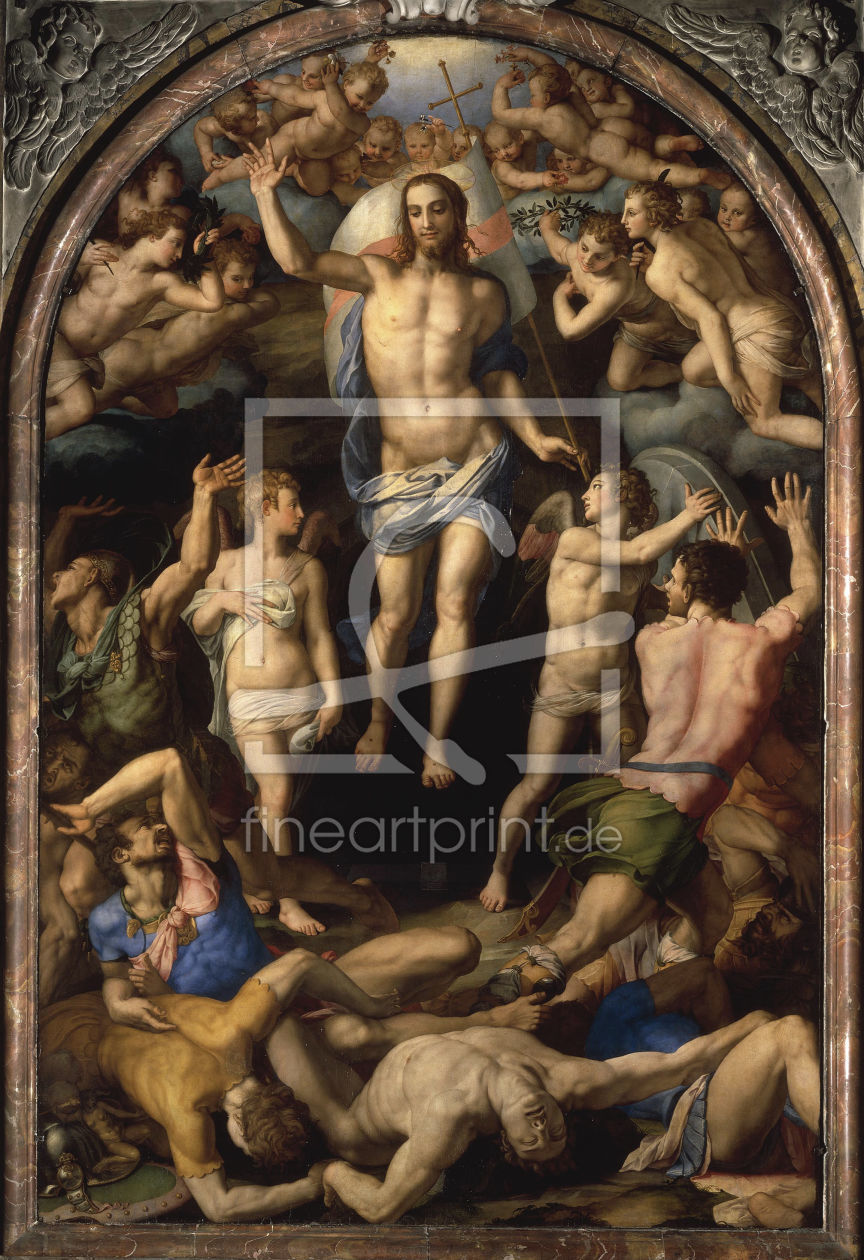 Bild-Nr.: 30002782 A.Bronzino / Resurrection of Christ /C16 erstellt von Bronzino, Agnolo