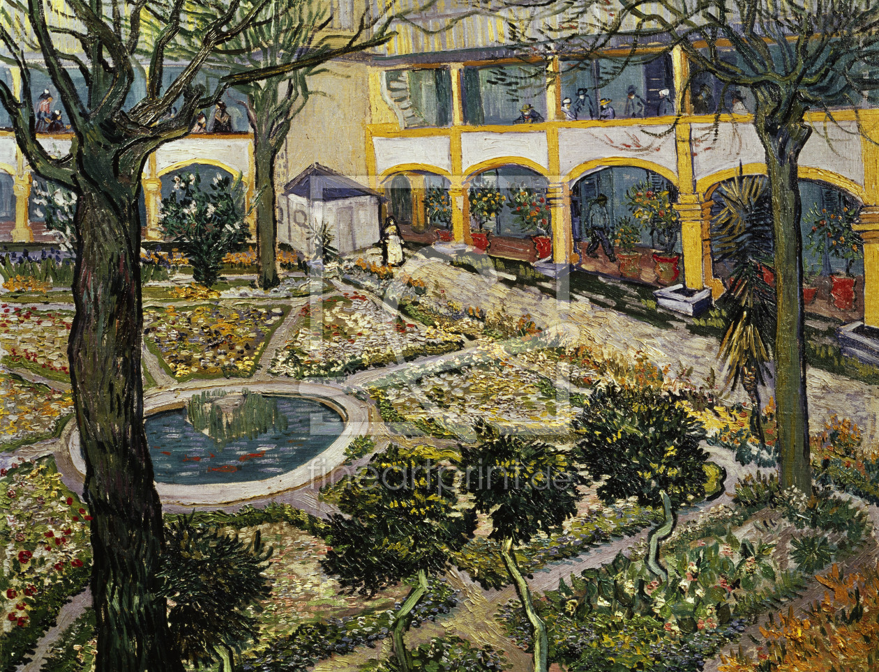 Bild-Nr.: 30002862 van Gogh / Hospital Garden in Arles erstellt von van Gogh, Vincent