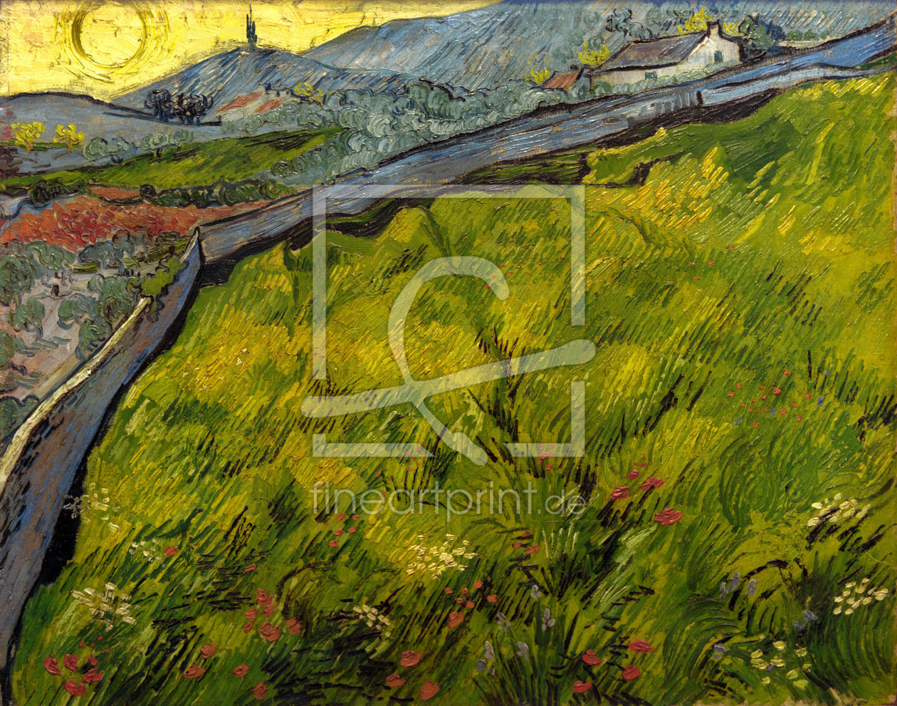 Bild-Nr.: 30002872 V.v.Gogh, Cornfield at sunrise erstellt von van Gogh, Vincent