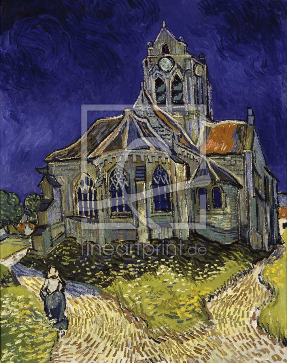 Bild-Nr.: 30002880 van Gogh/Church in Auvers-sur-Oise/1890 erstellt von van Gogh, Vincent