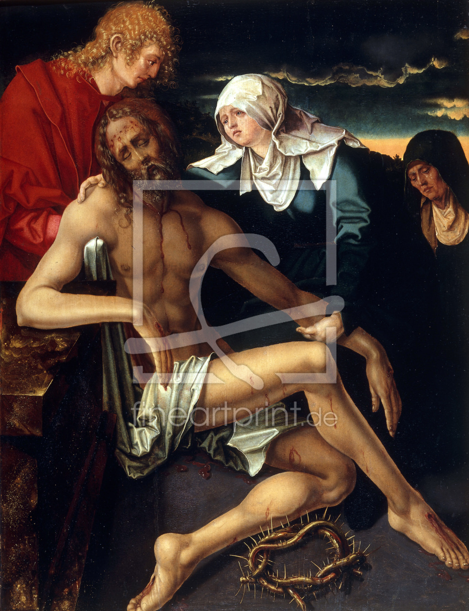 Bild-Nr.: 30002900 A.Dürer / Lamentation of Christ / Paint. erstellt von Dürer, Albrecht