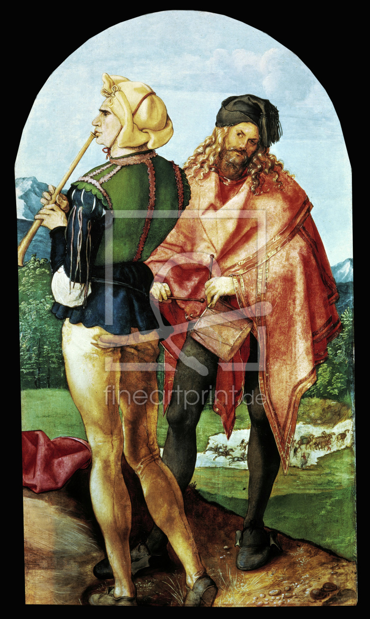 Bild-Nr.: 30002906 Albrecht Dürer, Piper and Drummer erstellt von Dürer, Albrecht