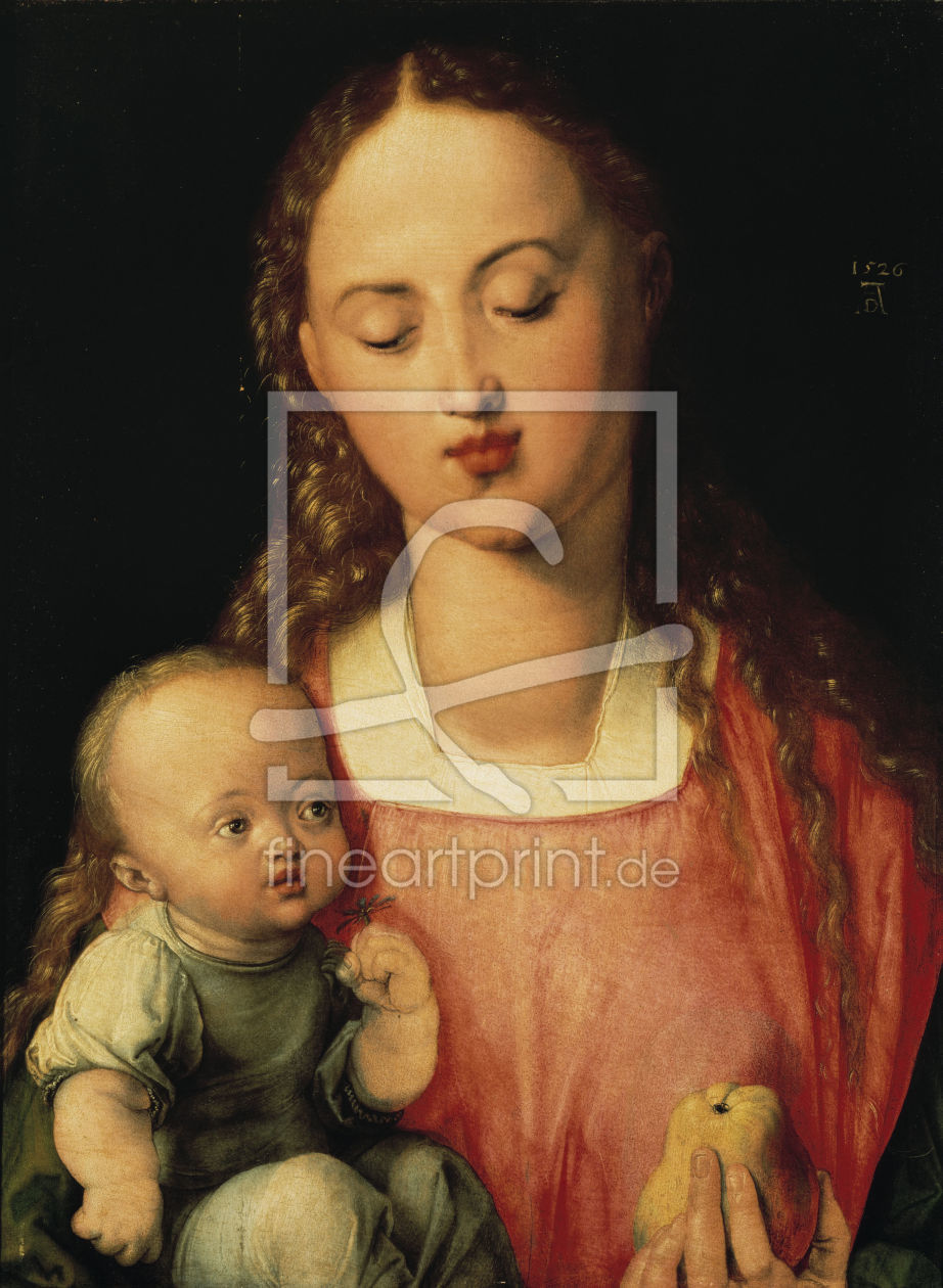 Bild-Nr.: 30002934 Madonna with the Pear / Dürer / 1526 erstellt von Dürer, Albrecht