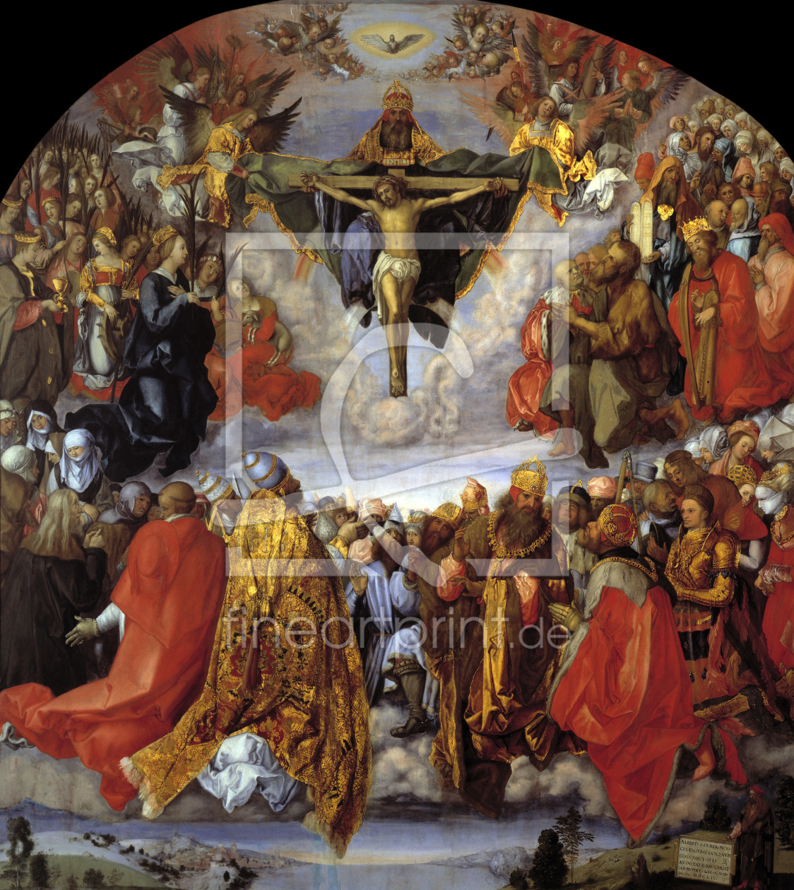 Bild-Nr.: 30002966 Albrecht Dürer, Adoration of Trinity erstellt von Dürer, Albrecht