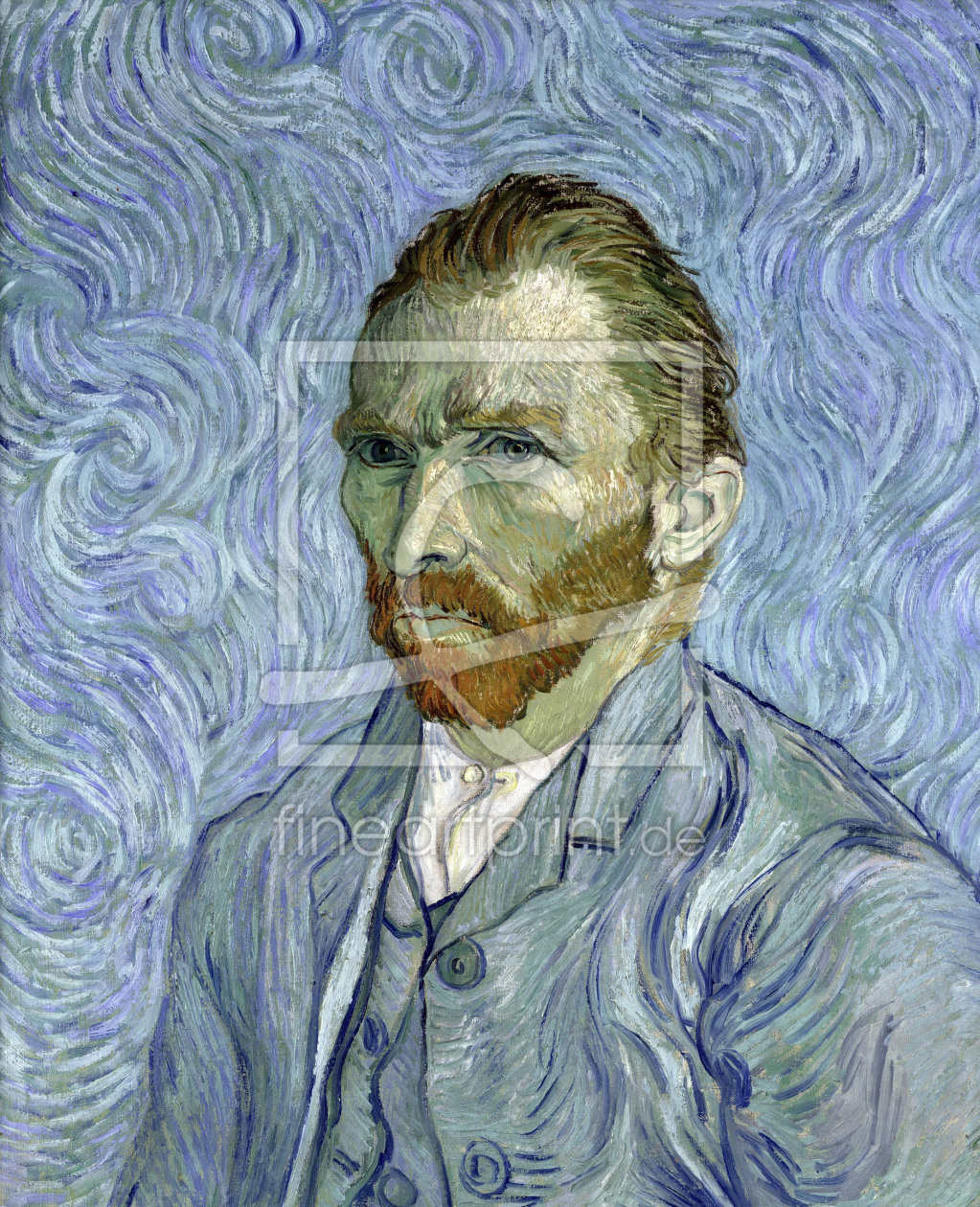 Bild-Nr.: 30003080 Vincent van Gogh/Self-portrait/1889/90 erstellt von van Gogh, Vincent