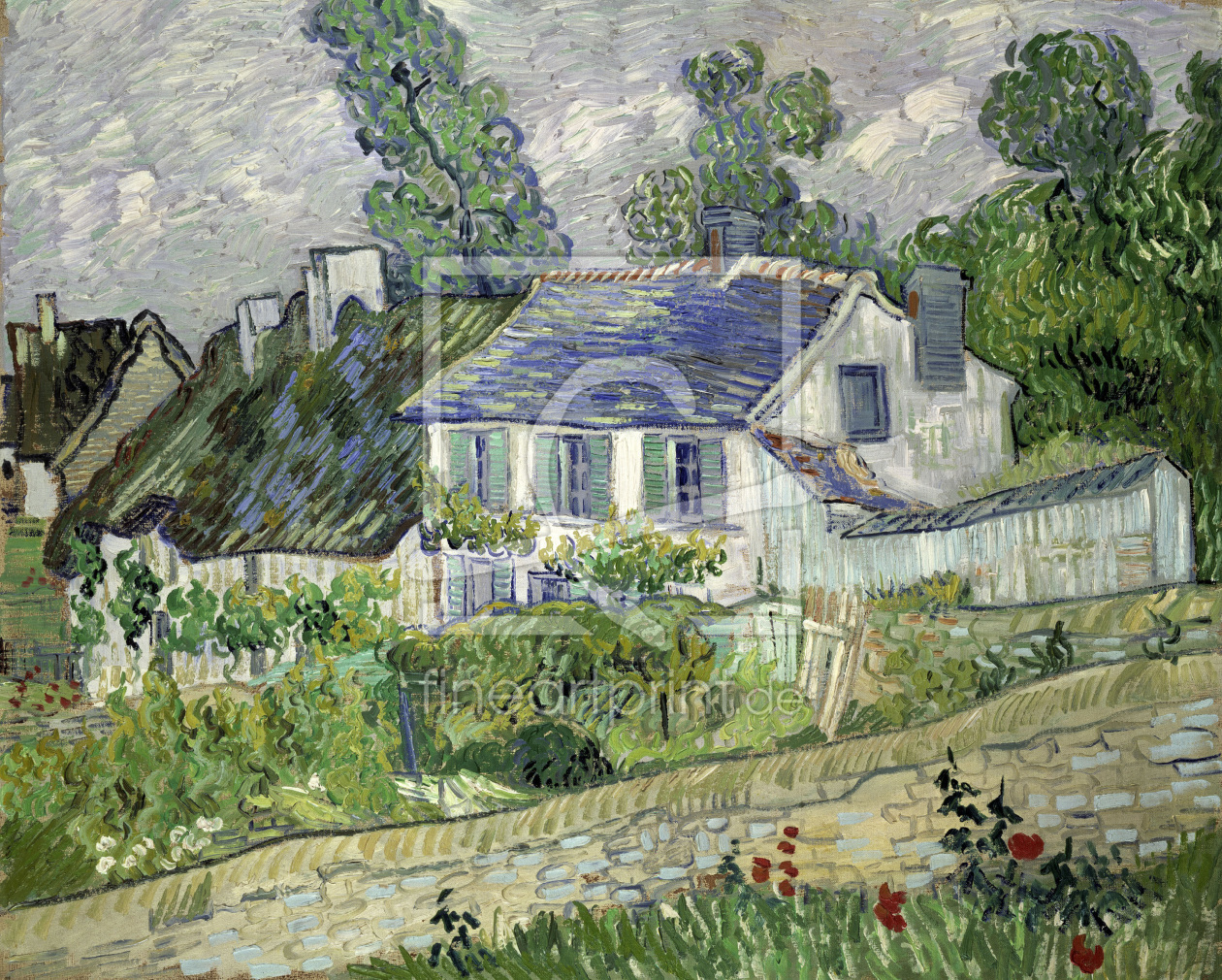 Bild-Nr.: 30003108 v.Gogh / Houses in Auvers / 1890 erstellt von van Gogh, Vincent