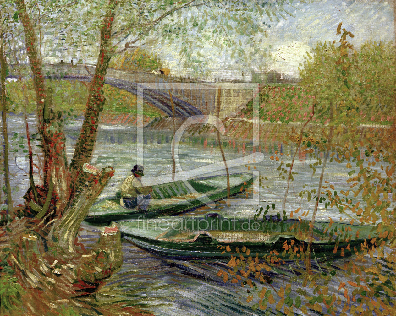 Bild-Nr.: 30003210 V.v.Gogh, Fishing in Spring /Paint./1887 erstellt von van Gogh, Vincent