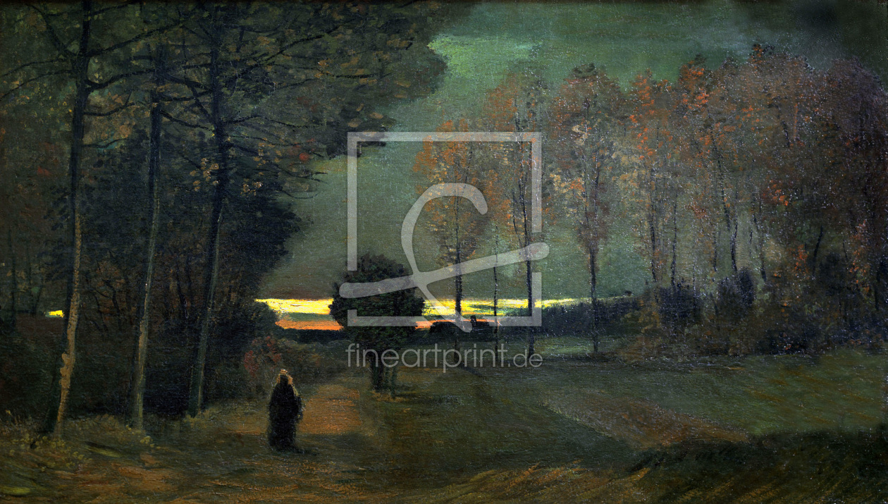 Bild-Nr.: 30003212 v.Gogh/Autumn landscape i.t.evening/1884 erstellt von van Gogh, Vincent
