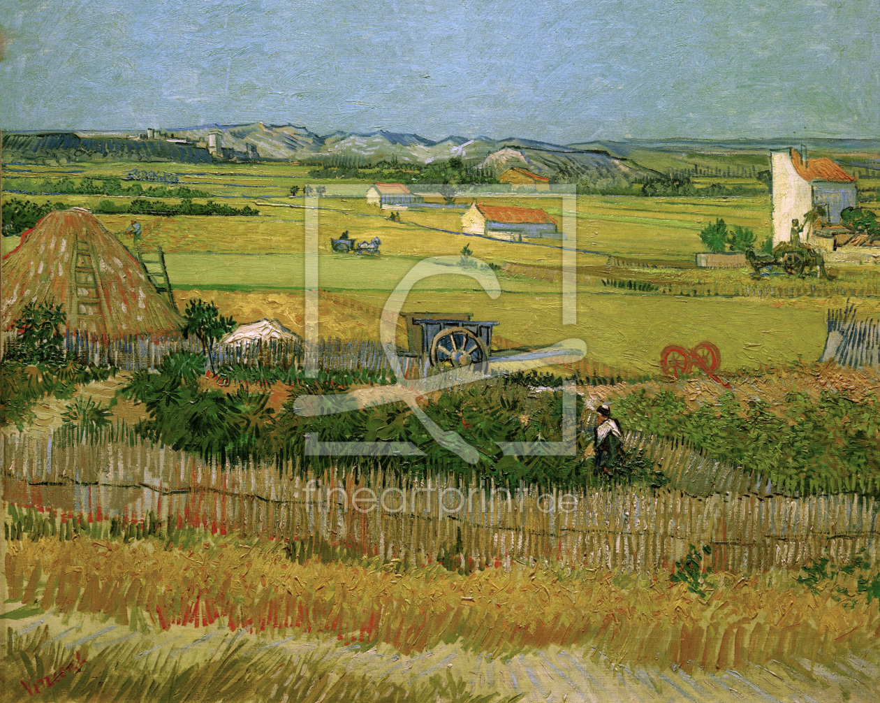 Bild-Nr.: 30003218 V.v.Gogh, The Harvest / Paint./ 1888 erstellt von van Gogh, Vincent