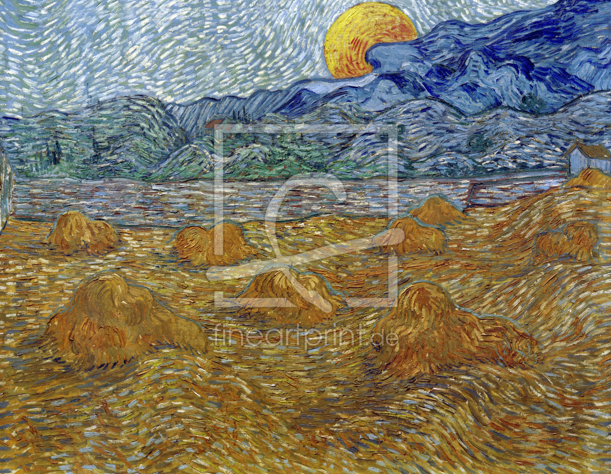 Bild-Nr.: 30003284 V.van Gogh, Ev. landsc.with rising moon erstellt von van Gogh, Vincent