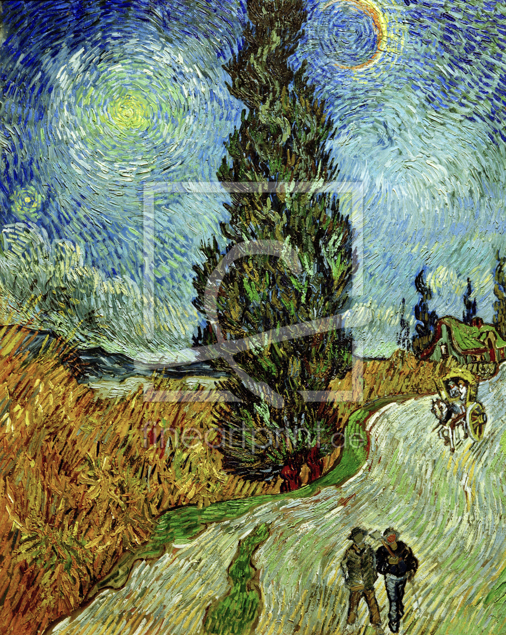 Bild-Nr.: 30003286 Van Gogh / Cypress against starry sky erstellt von van Gogh, Vincent