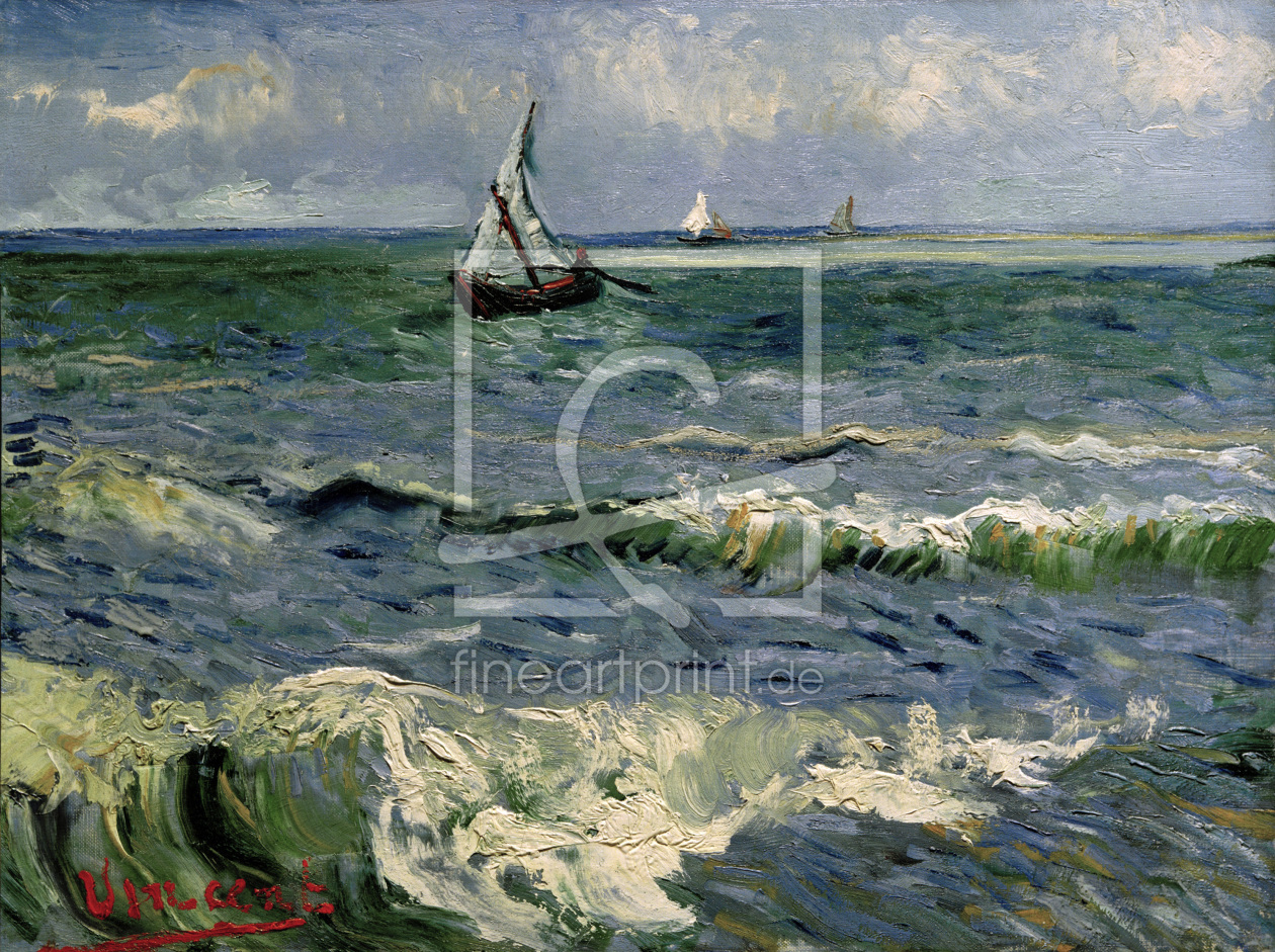 Bild-Nr.: 30003324 V.van Gogh, Sea at St.Maries /Ptg./1888 erstellt von van Gogh, Vincent