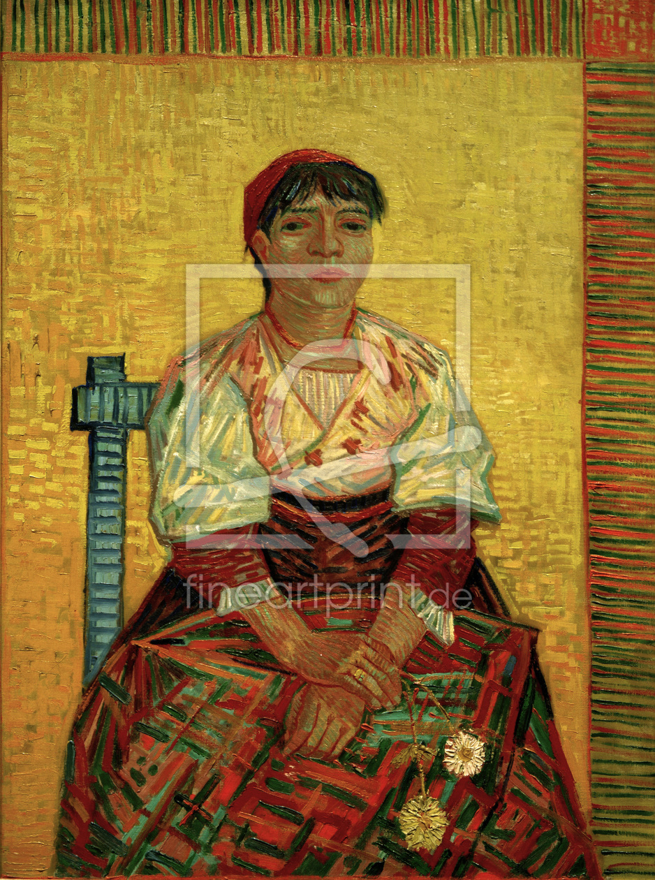 Bild-Nr.: 30003406 V.van Gogh, Italian Woman /Paint./ 1887 erstellt von van Gogh, Vincent