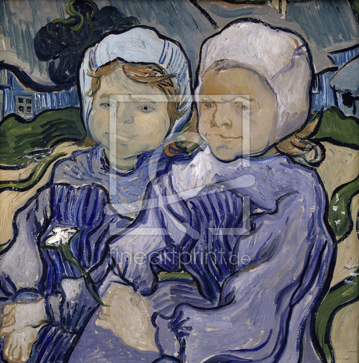 Bild-Nr.: 30003486 Van Gogh / Two children / 1890 erstellt von van Gogh, Vincent
