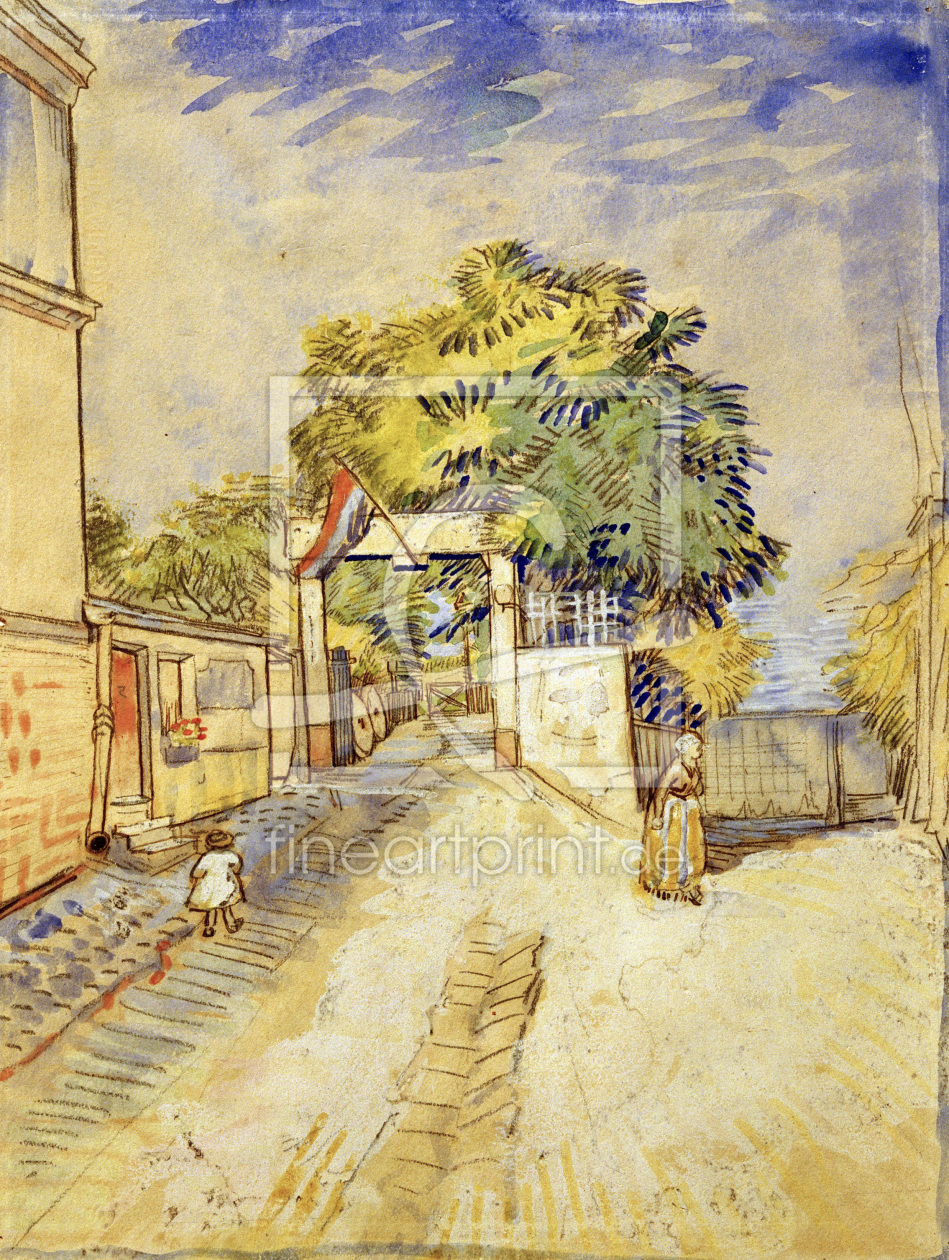 Bild-Nr.: 30003508 V.v.Gogh, Entrance Moulin de la Galette erstellt von van Gogh, Vincent
