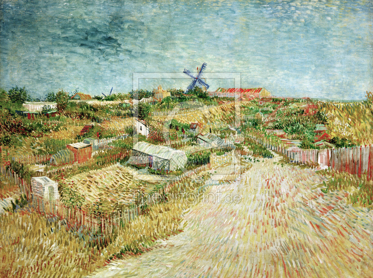 Bild-Nr.: 30003518 V.v.Gogh,Veget.Gard.at Butte Montmartre erstellt von van Gogh, Vincent