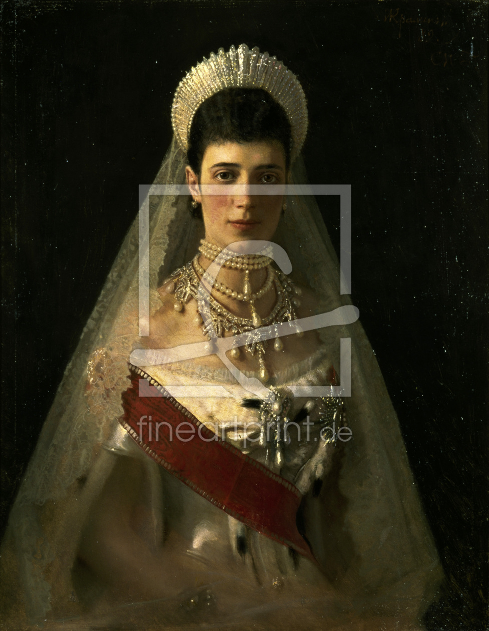 Bild-Nr.: 30003634 Empress Maria Feodorovna / Kramskoi erstellt von Kramskoi, Iwan Nikolajewitsch