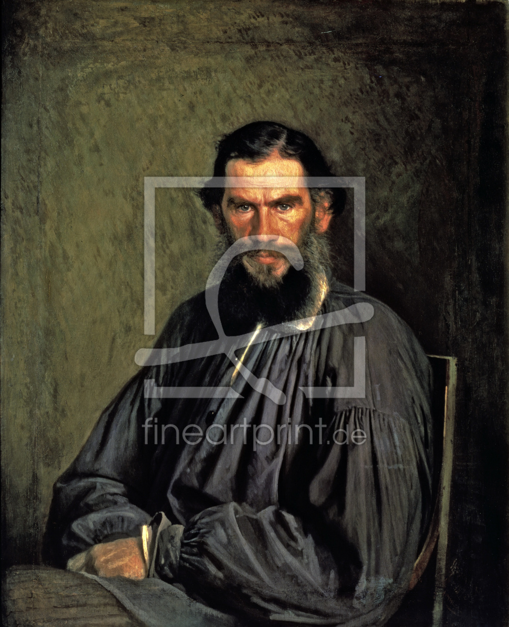 Bild-Nr.: 30003672 Leo Tolstoy / Painting 1873 by Kramskoy erstellt von Kramskoi, Iwan Nikolajewitsch