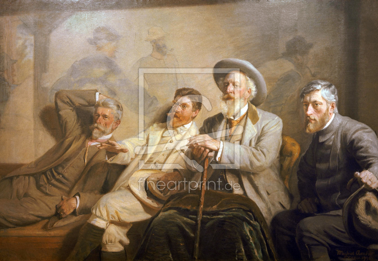 Bild-Nr.: 30003700 M.Ancher, Kunstkritiker erstellt von Kroyer, Peter Severin