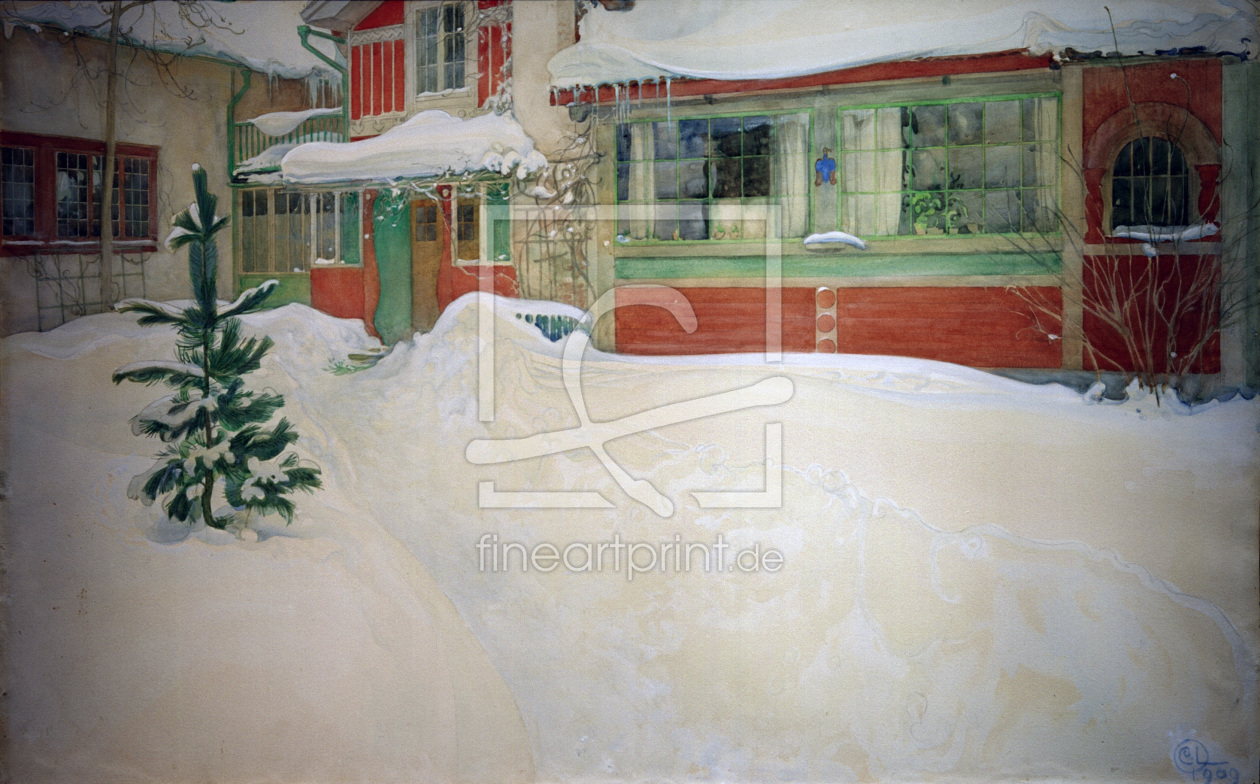 Bild-Nr.: 30003768 C.Larsson, Snow / 1909 erstellt von Larsson, Carl