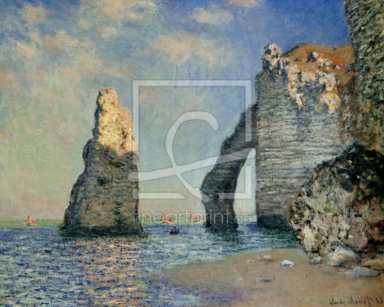 Bild-Nr.: 30003932 Monet / The rock face of Aval / 1885 erstellt von Monet, Claude