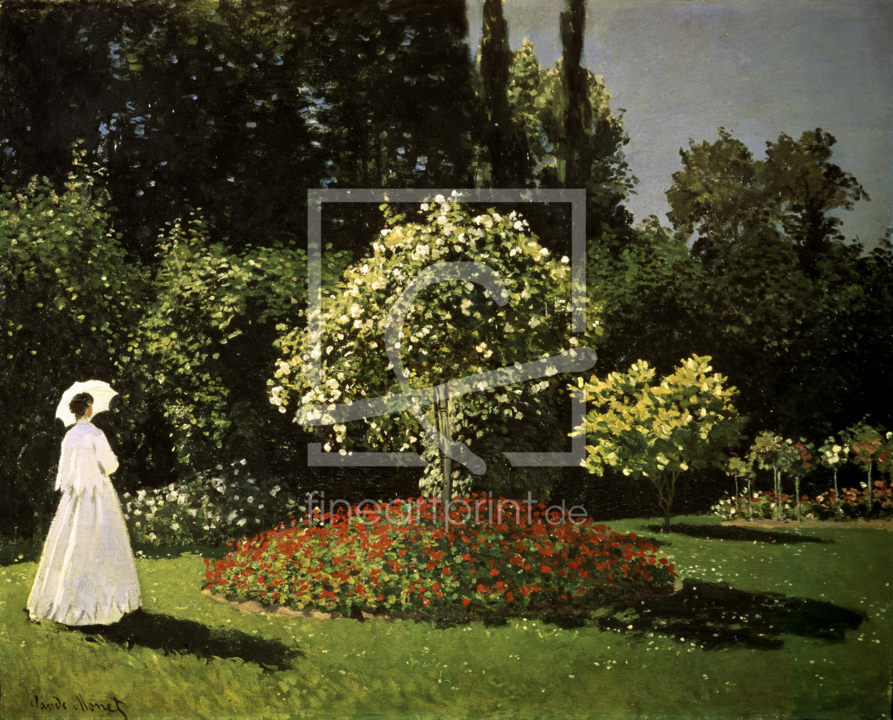 Bild-Nr.: 30003994 Monet / Woman in a Garden / 1867 erstellt von Monet, Claude