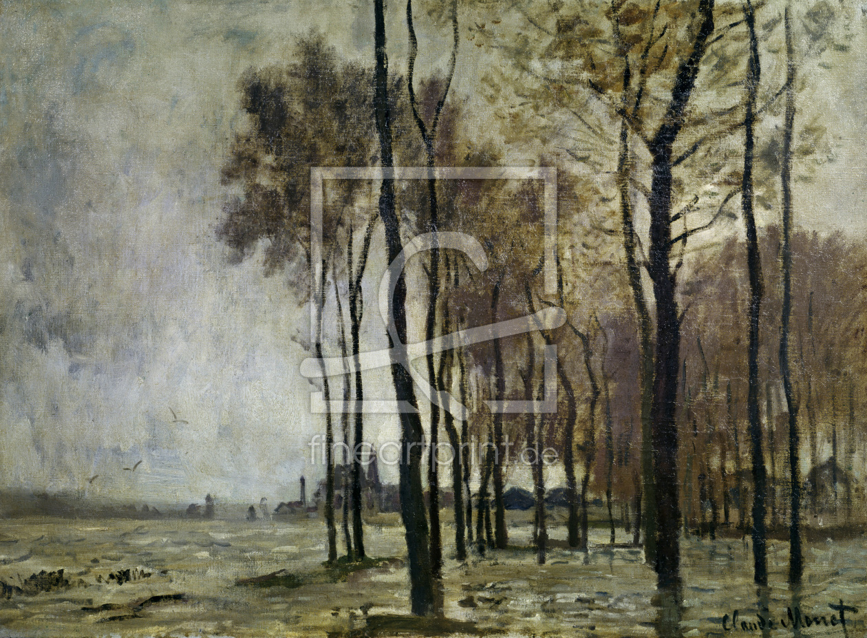 Bild-Nr.: 30004066 C.Monet, Hochwasser in Argenteuil erstellt von Monet, Claude