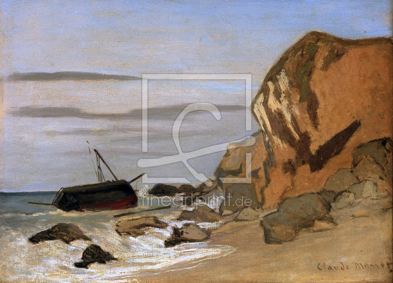 Bild-Nr.: 30004090 Monet / Falaise (Steep coast) / 1864 erstellt von Monet, Claude