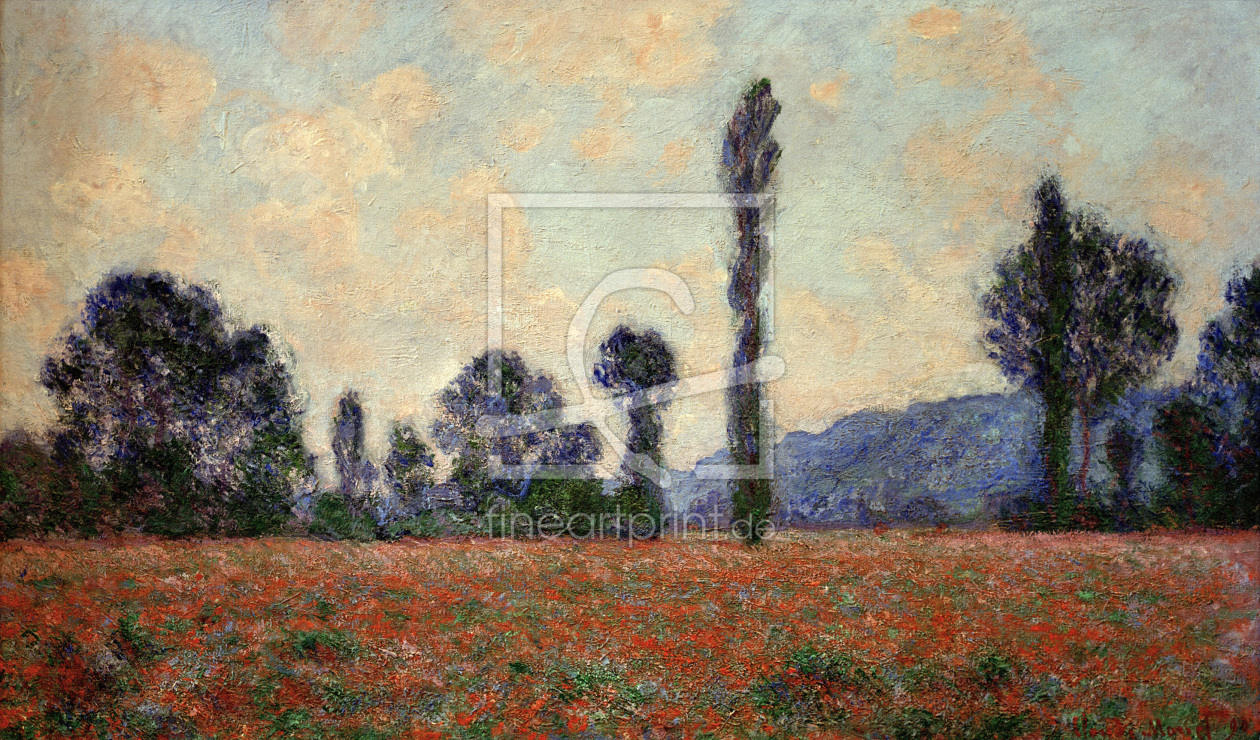 Bild-Nr.: 30004106 Claude Monet / Poppy field / 1890 erstellt von Monet, Claude