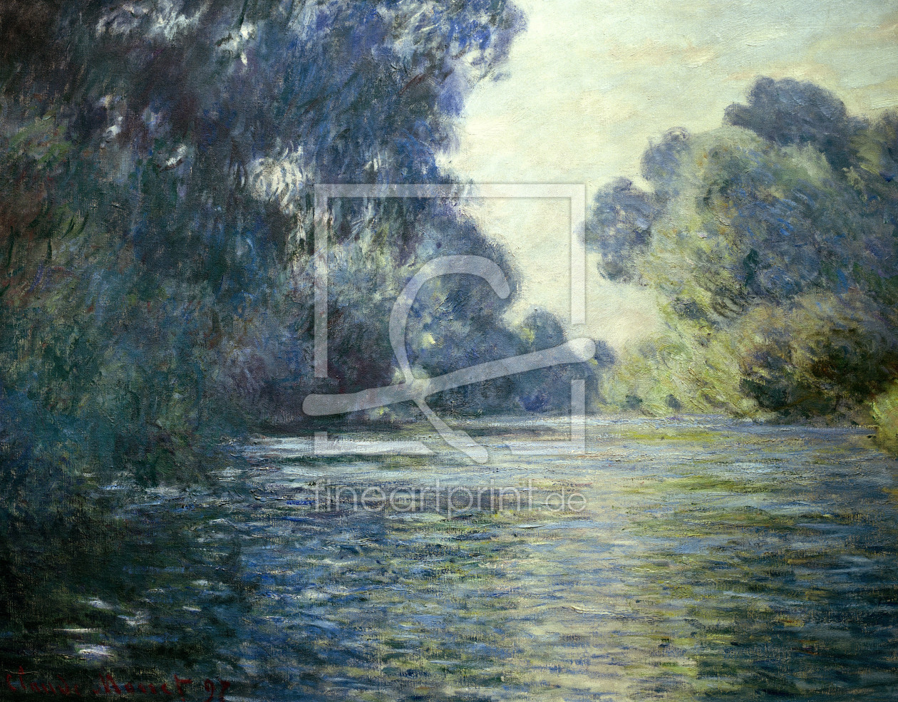 Bild-Nr.: 30004122 Monet/Branch o.t.Seine near Giverny/1897 erstellt von Monet, Claude
