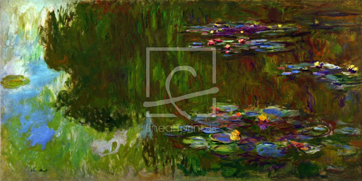 Bild-Nr.: 30004144 Monet / Water lilies / 1916/1917 erstellt von Monet, Claude